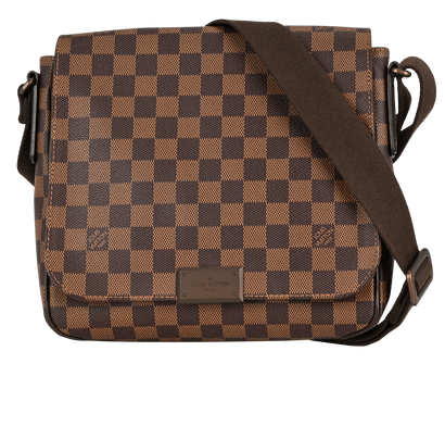 District PM Messenger, &pound;575, Handbags, Brown, Canvas, Front view